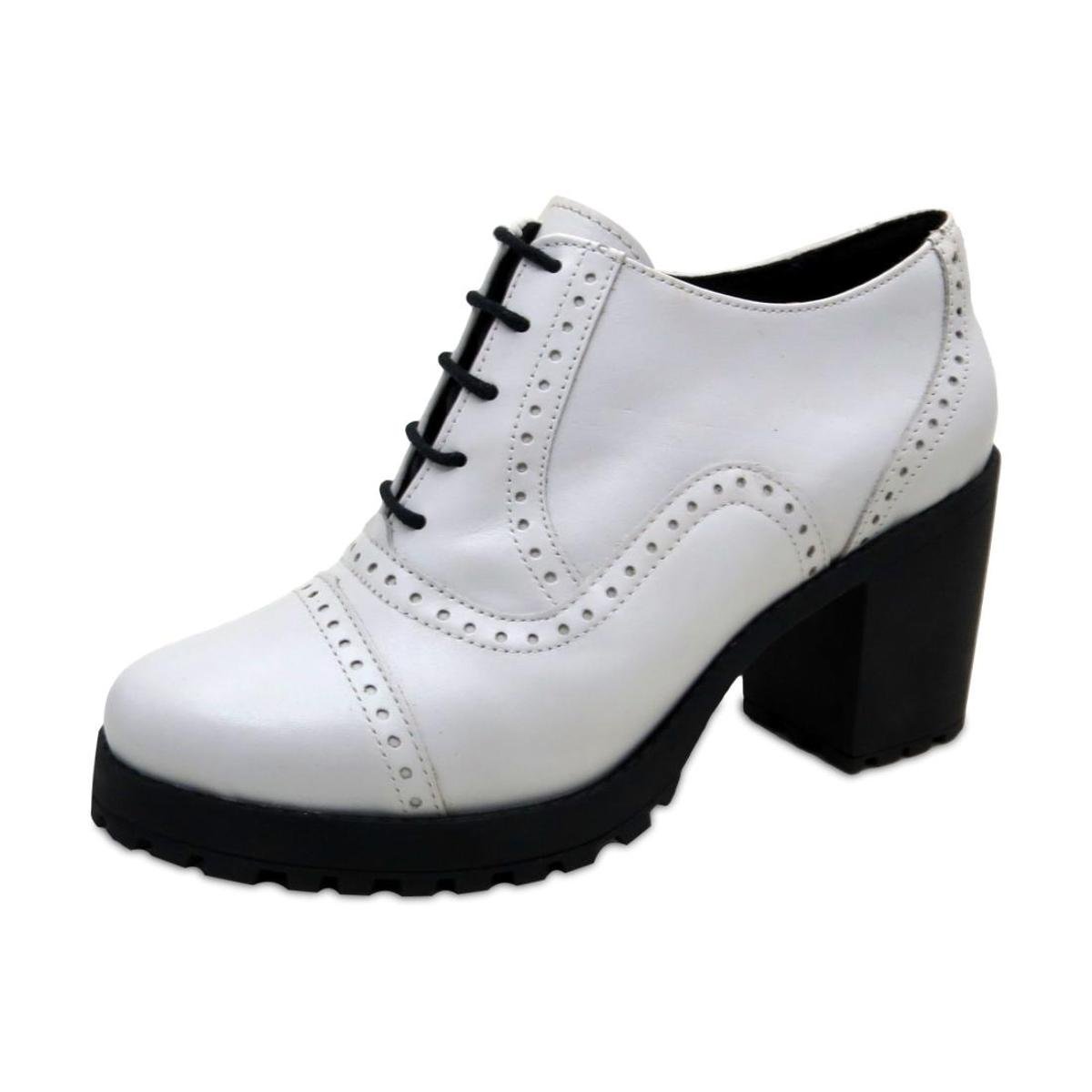 tenis oxford branco feminino